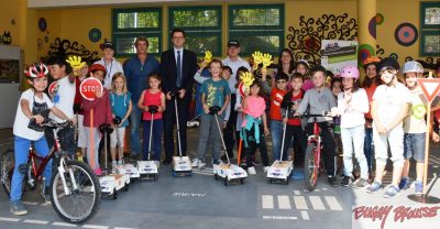 Education routière à l'école Trianon de Pau 2017 avec la Police Municipale