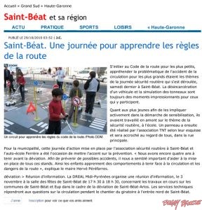 Saint-Béat. Une journée pour apprendre les règles de la route - buggybrousse.com