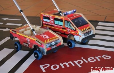 Jouets véhicules pompiers Buggy Brousse