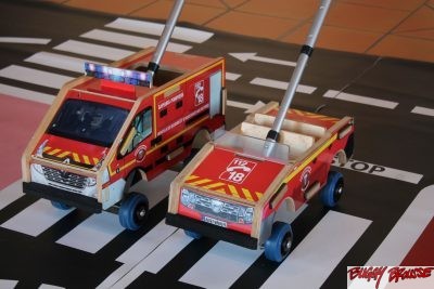 Jouets véhicules pompiers Buggy Brousse