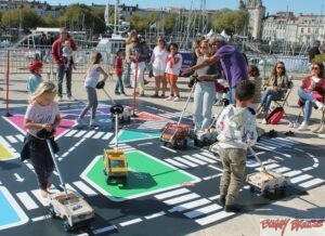 Animation publique Buggy Brousse Fête de la mobilité La Rochelle 2022